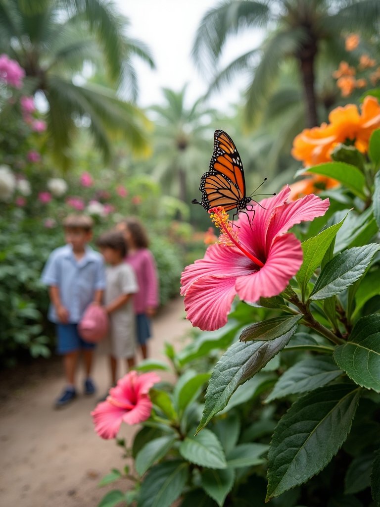 diverse botanical garden tranquil escape