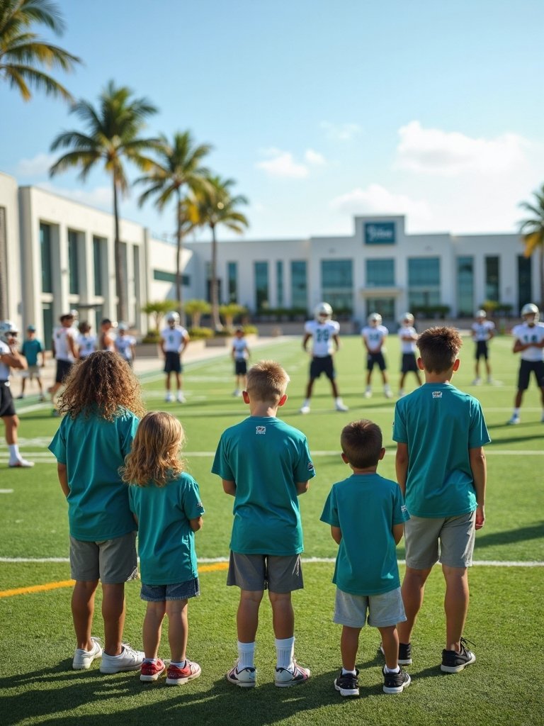 immersive football training facility experience