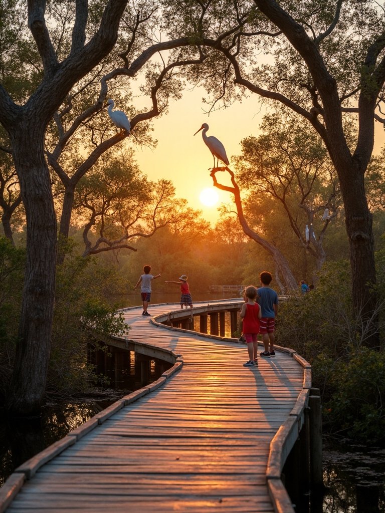 immersive mangrove forest nature preserve