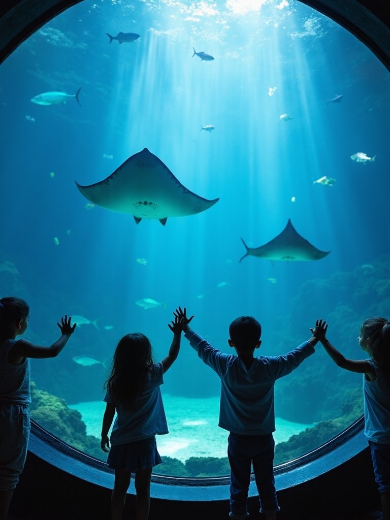 immersive marine life educational experience