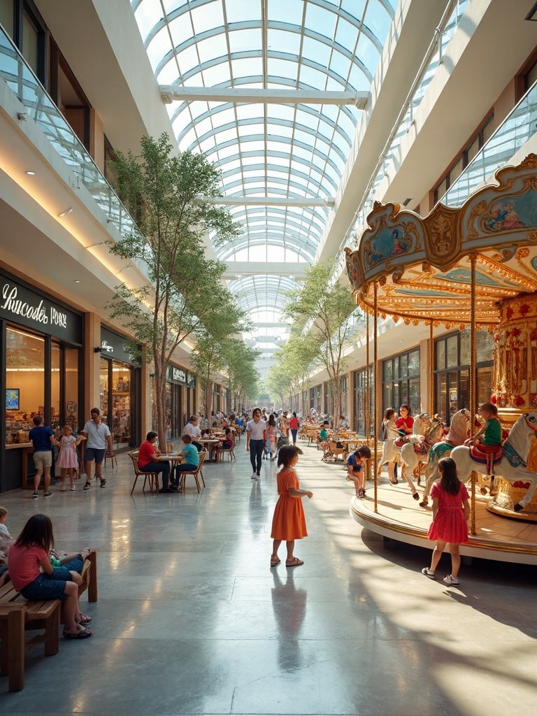 indoor family entertainment at mall