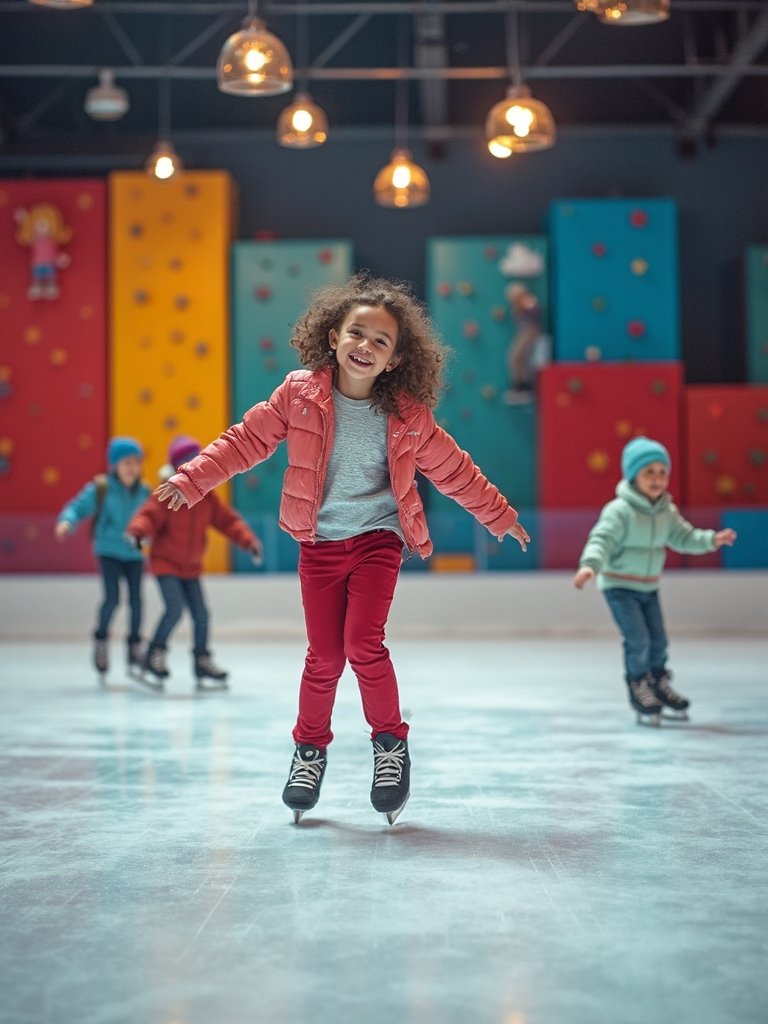 indoor fun with bounces and ice