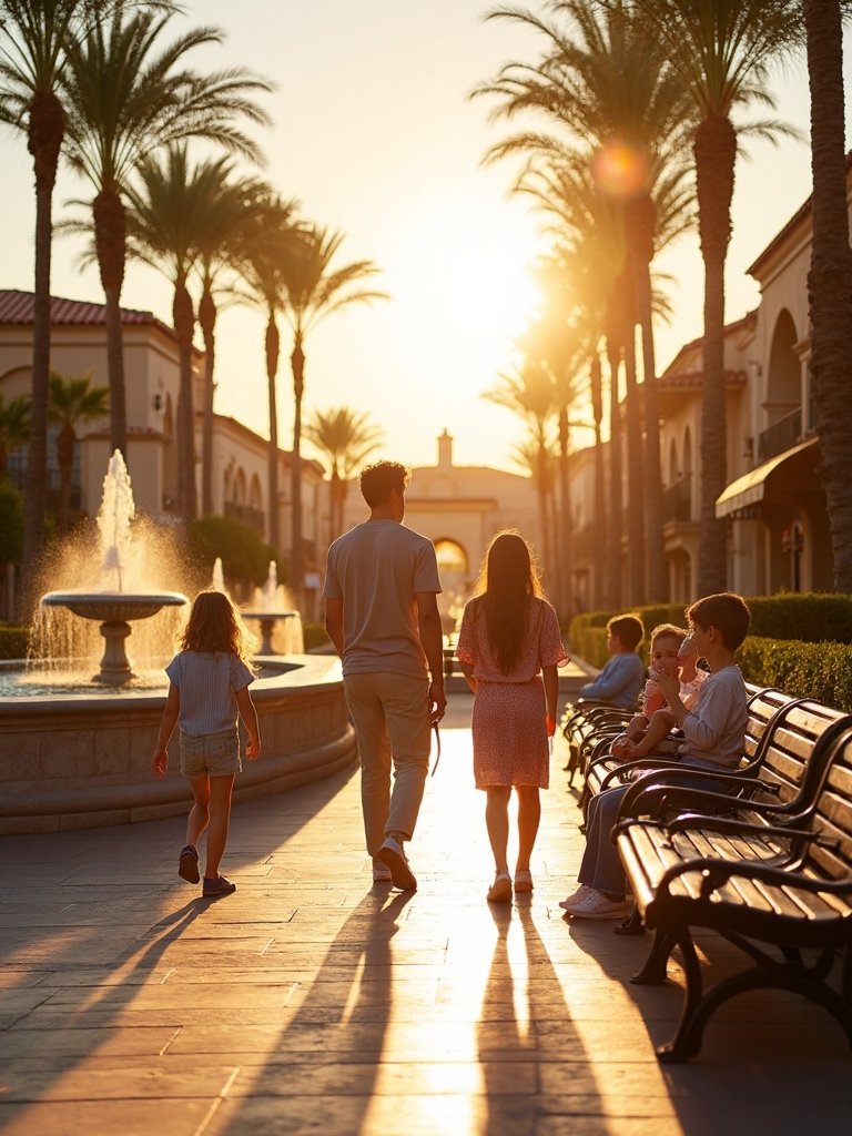 inviting open air shopping dining destination