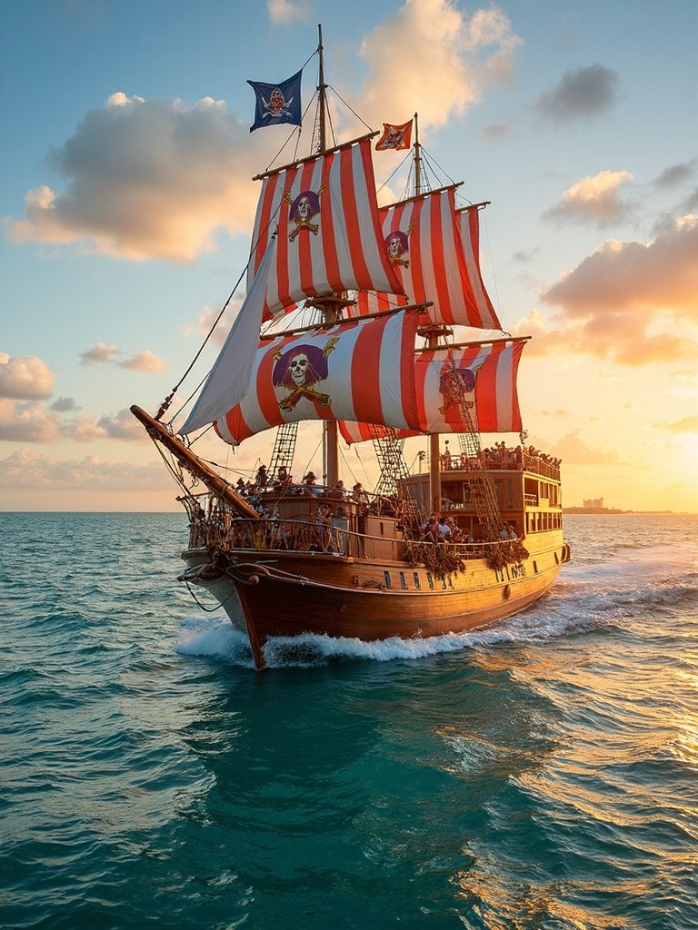 pirate themed water adventures and explorations
