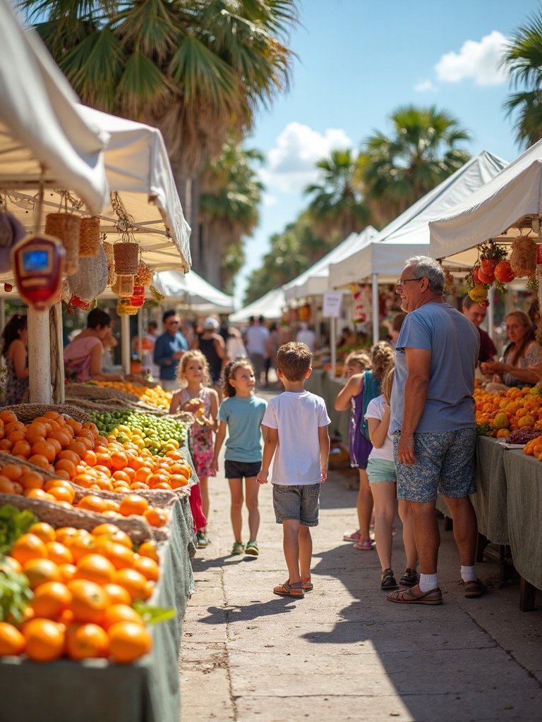 vibrant local community marketplace experience