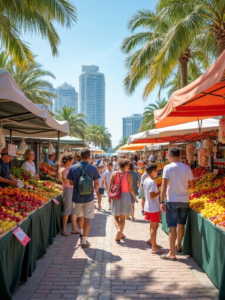 vibrant local marketplace experience