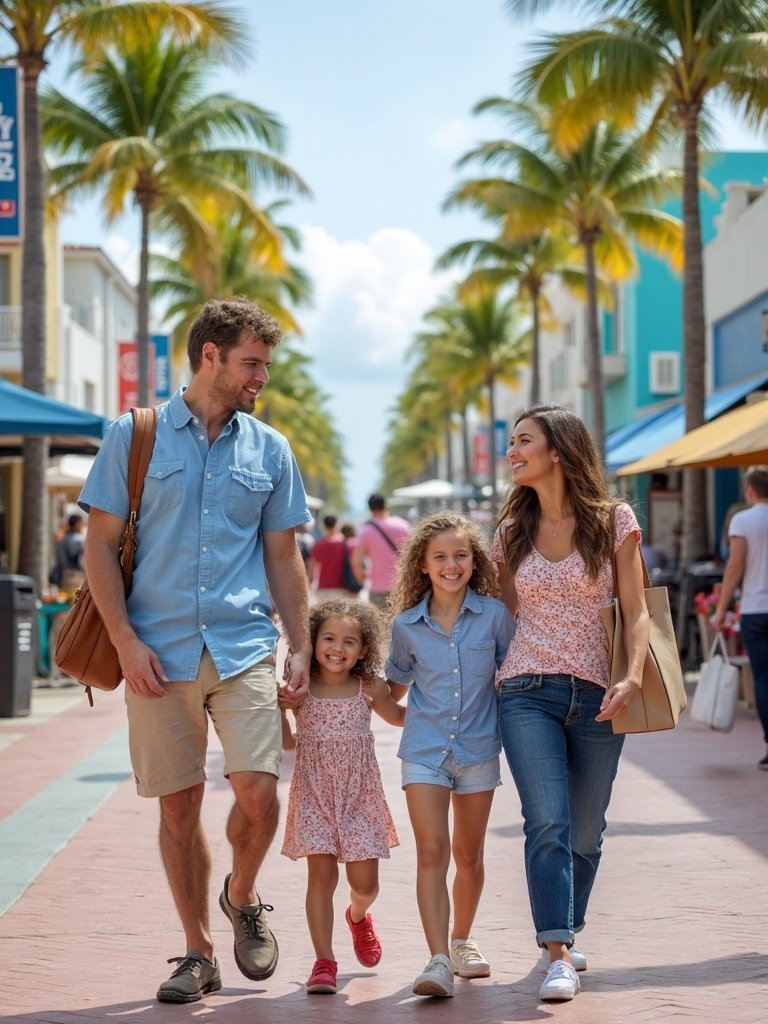 vibrant waterfront shopping and entertainment