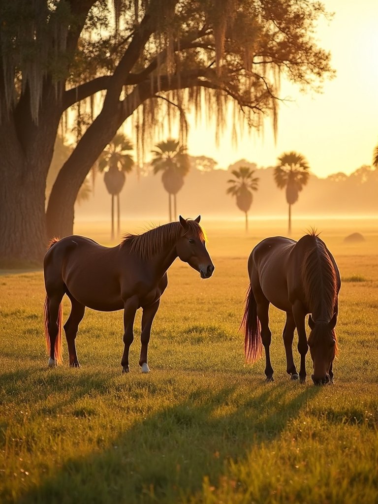 witness free roaming wild horses in nature