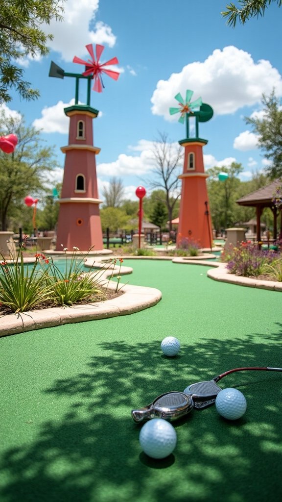carefully crafted miniature golf experience