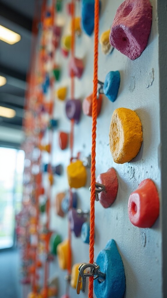 confidence building indoor rock climbing adventures