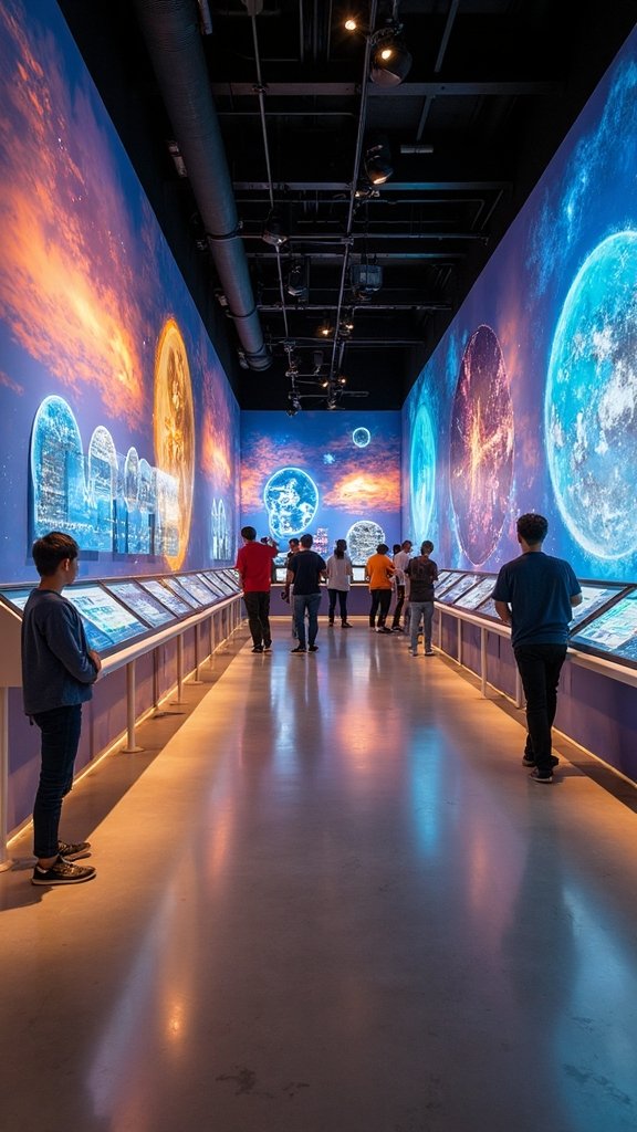 engaging interactive educational museum experience