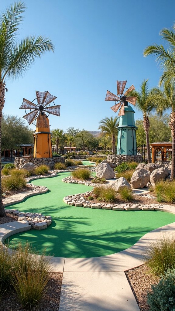 family friendly mini golf adventure