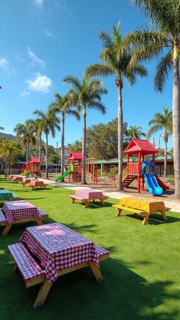 family picnic playground adventure