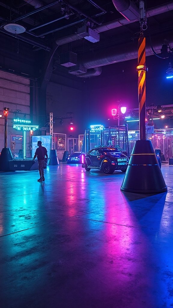 futuristic high tech adrenaline filled escapade
