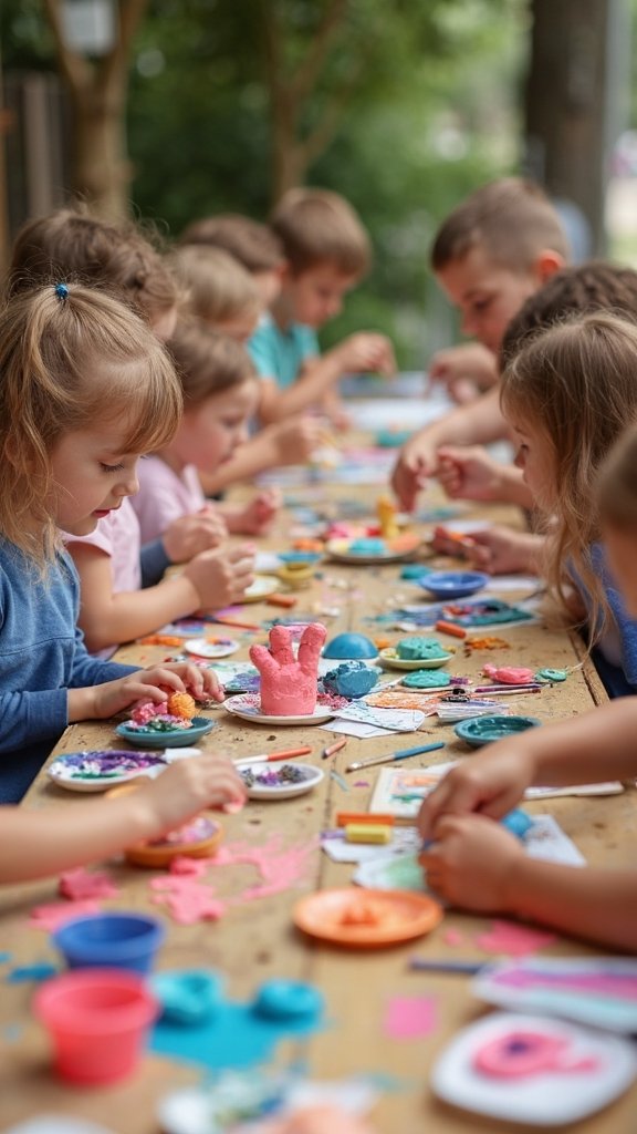 hands on art experiences for families