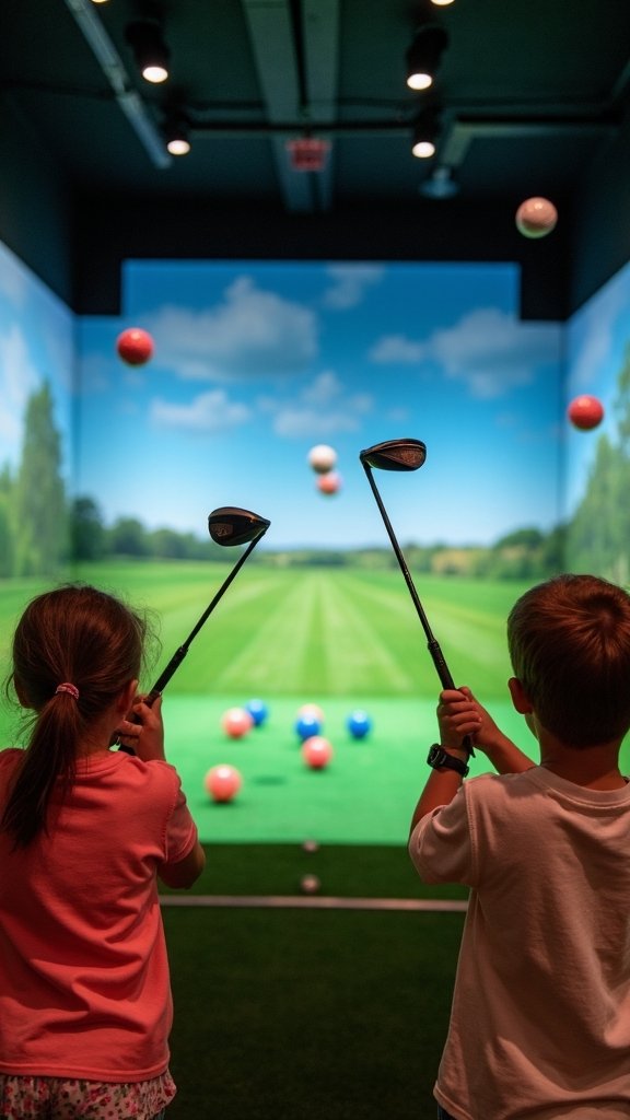 high tech golf entertainment venue