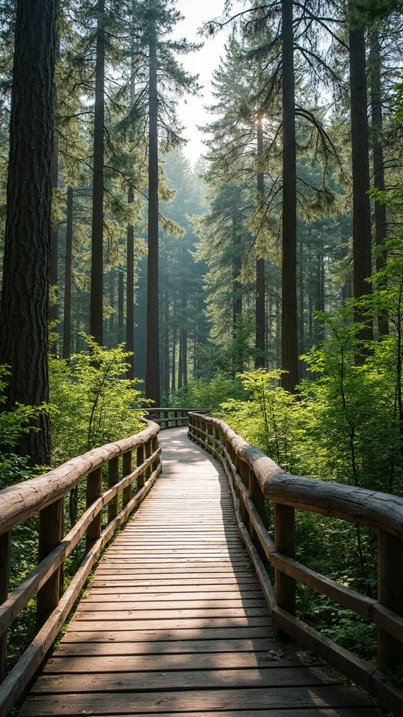 immersive woodland nature preserve experience