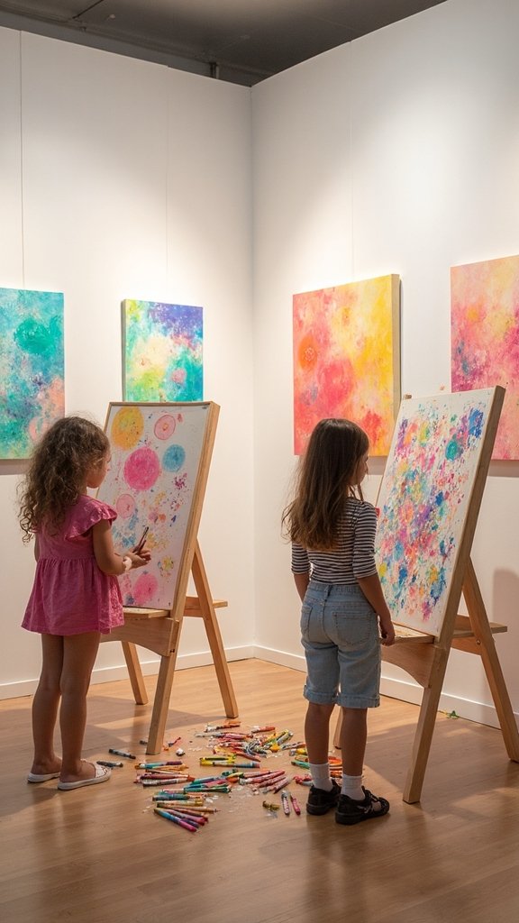 interactive family art exploration