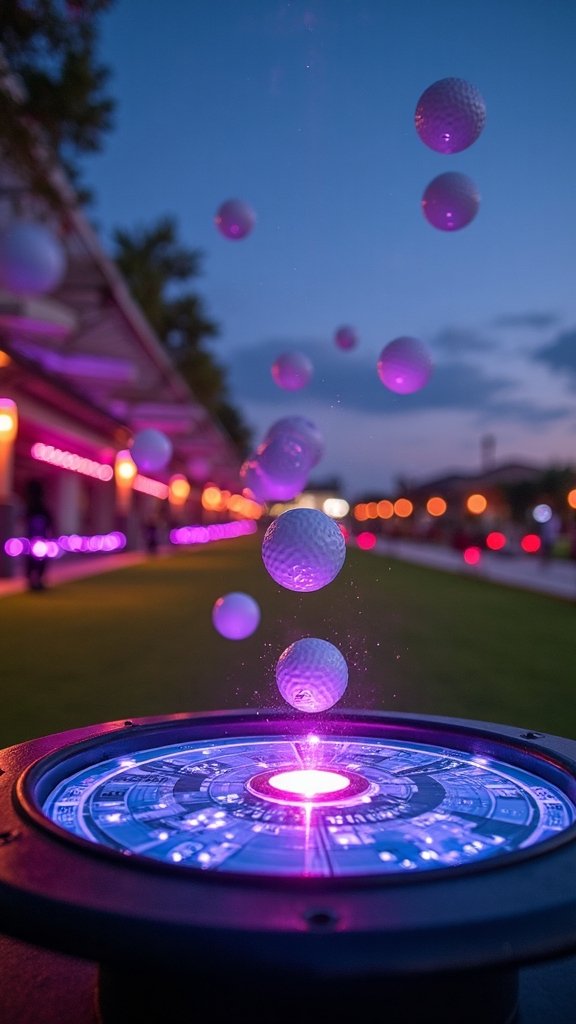 interactive high tech golf thrill