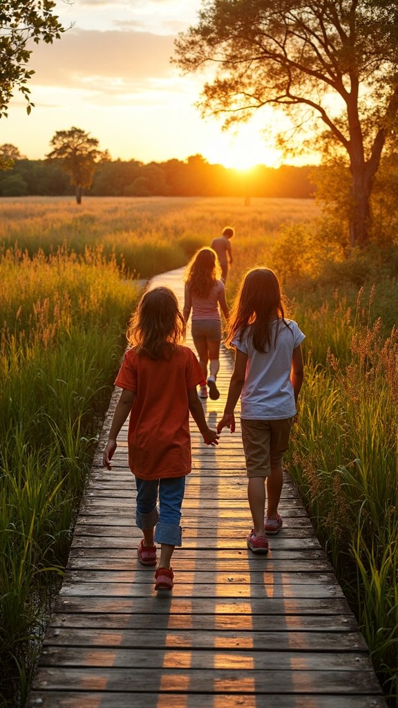 outdoor expedition nature exploration family playground