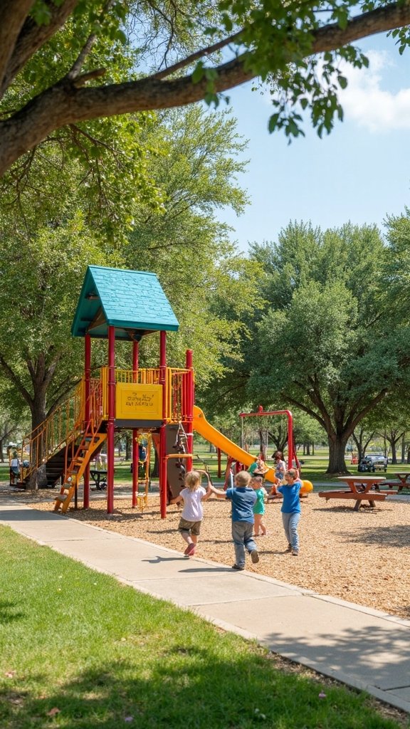 outdoor family adventure playground paradise