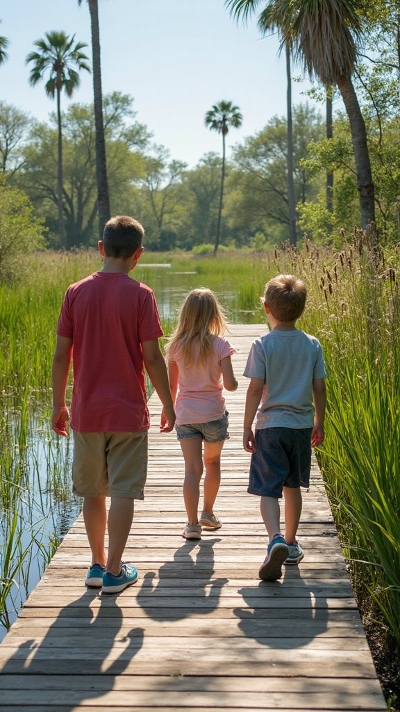 outdoor nature walk wildlife observation hiking family adventure