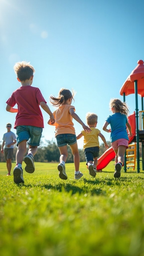 outdoor playground family friendly recreation getaway