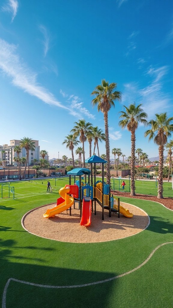 playgrounds sports picnic trails