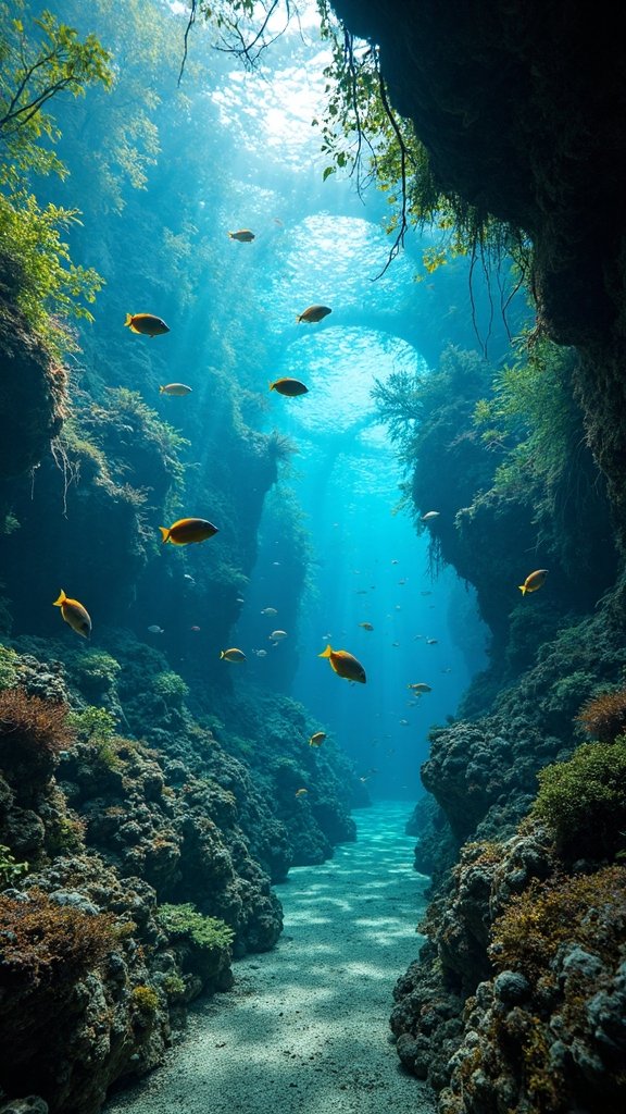 rainforest adventure underwater tunnel south african exhibit