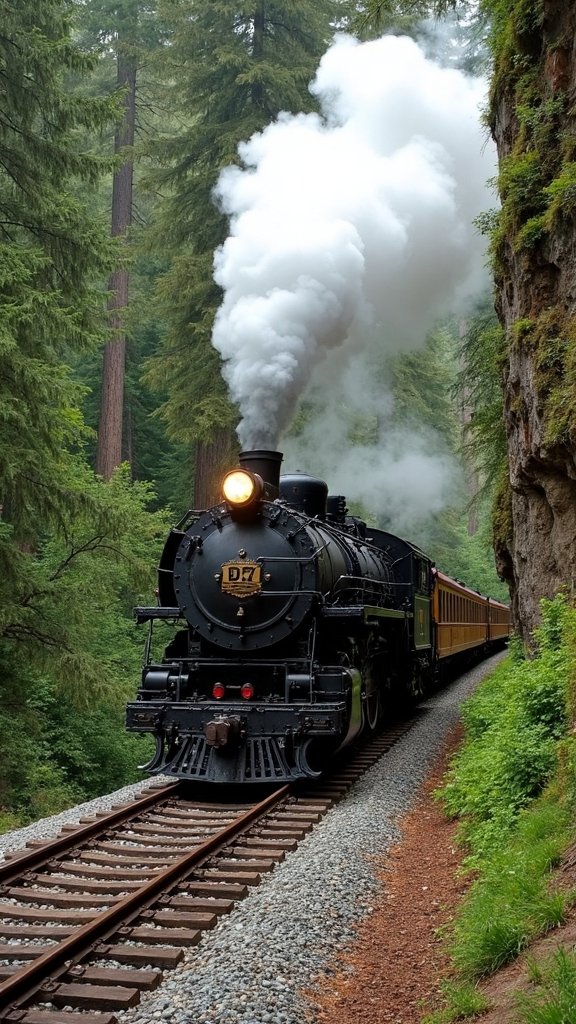 scenic historic steam railway adventure