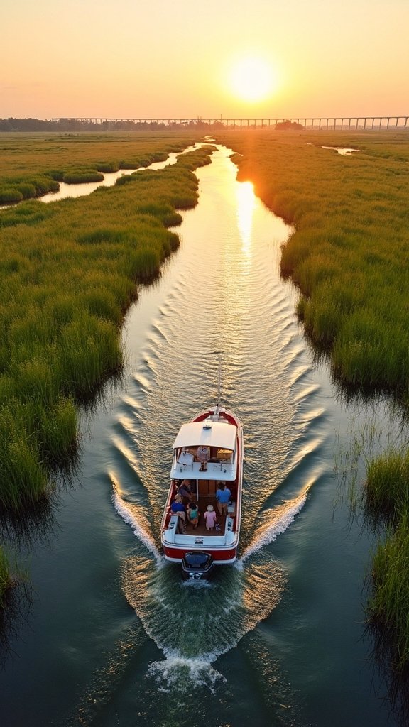 sightseeing family adventure on delta waterways