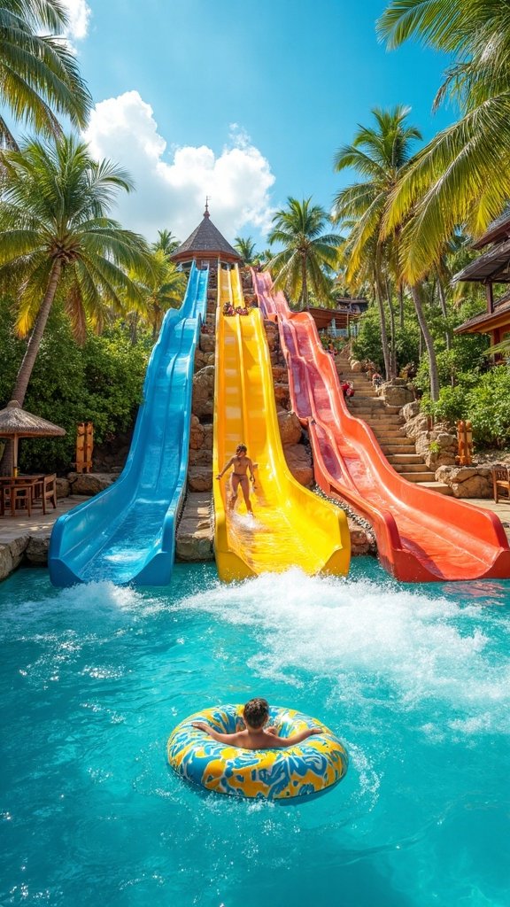 tropical oasis of water park bliss