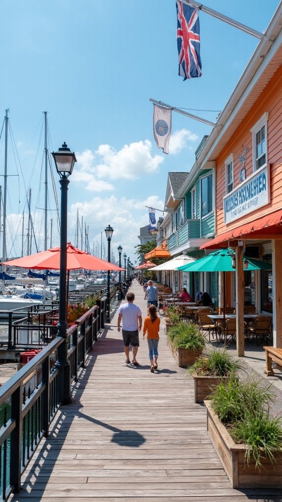 waterfront boutique harbor family exploration